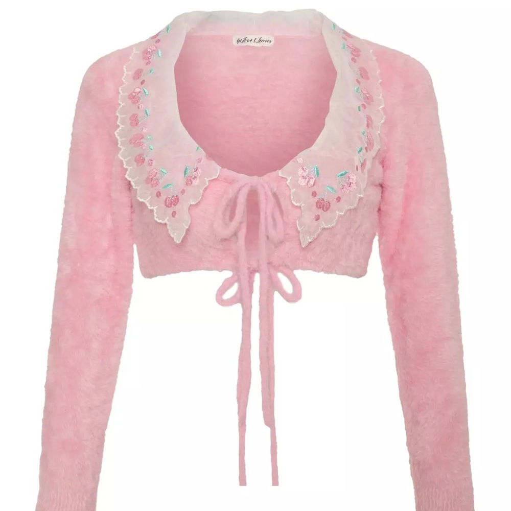For Love & Lemons Sweet Cherry Cardigan